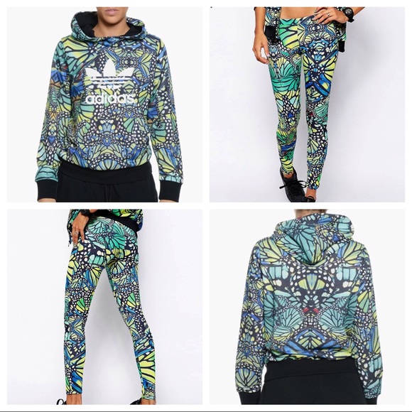 adidas butterfly leggings